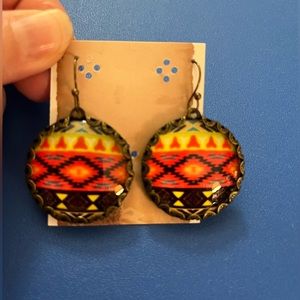 Aztec Pattern Earrings